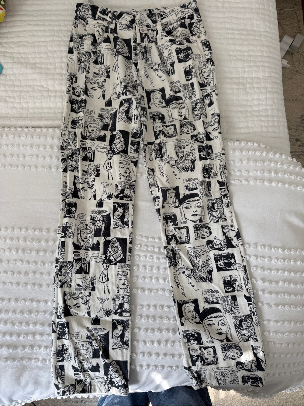 Reformation Newsprint Jeans